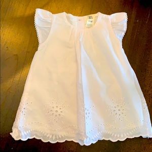 Baby girl white spring and summer dress